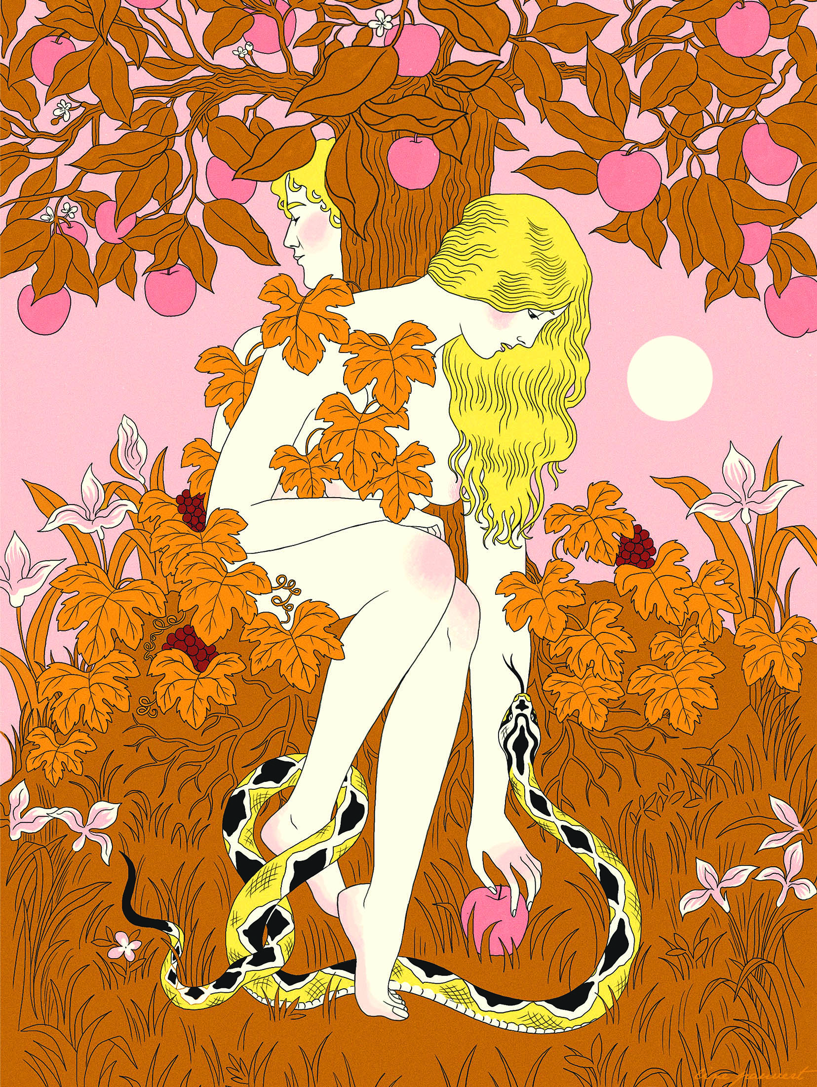illustration oracle voix des femmes line Pauvert