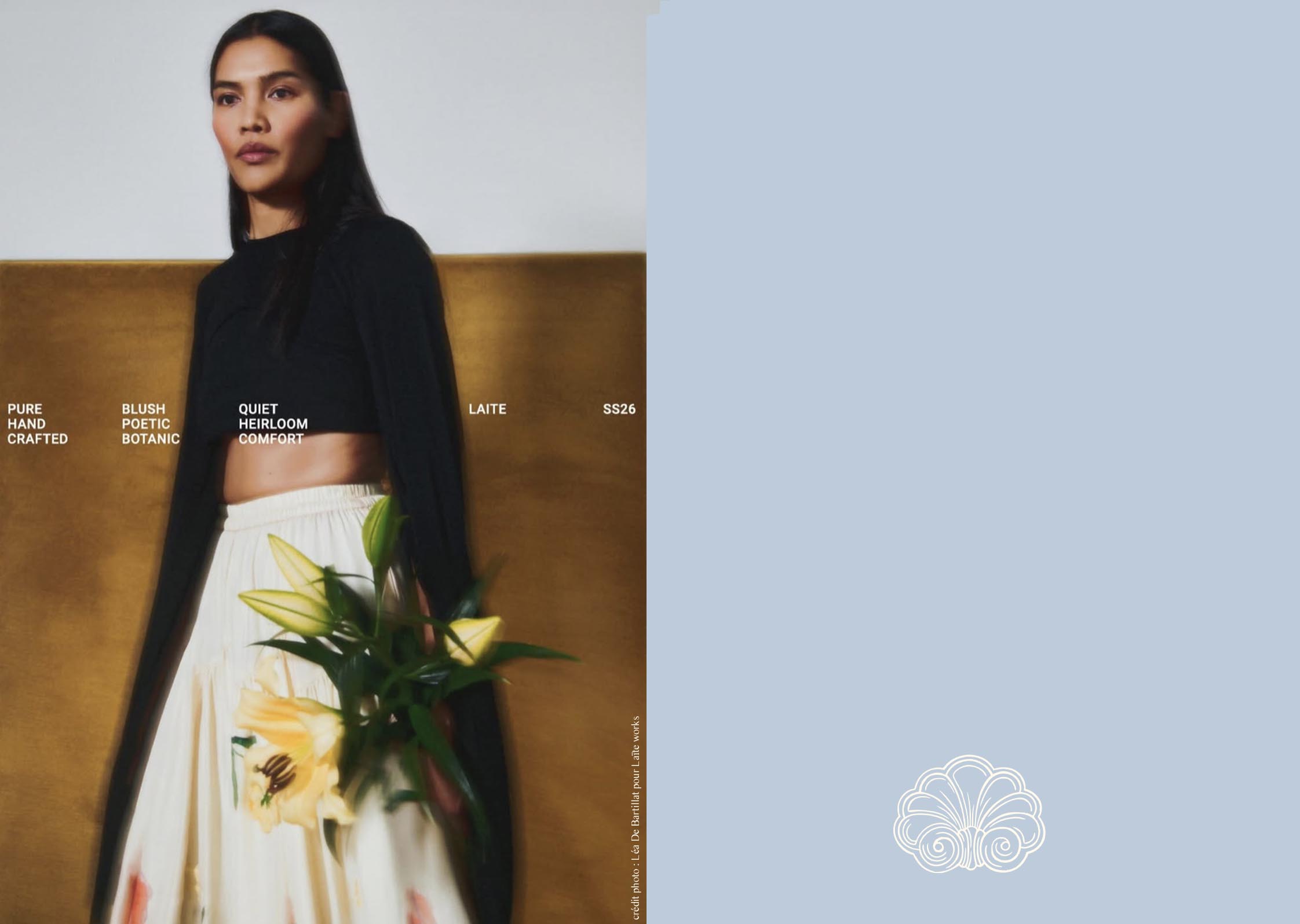 Logo Laïte works marque vêtements brodés luxe mode