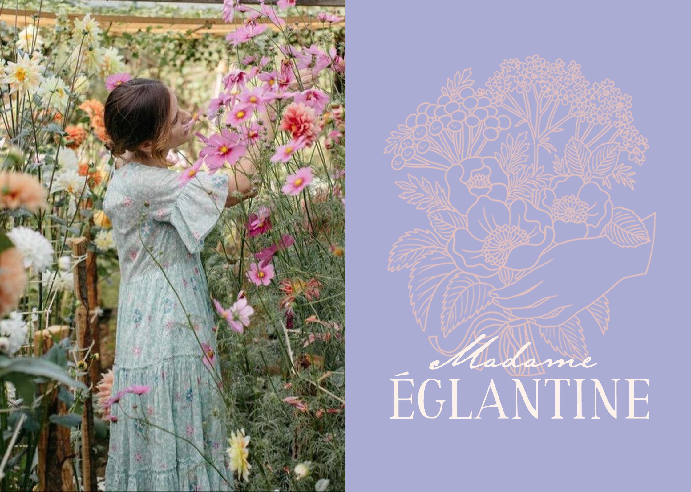 Logo fleuriste mariage Charente